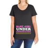 Baby Girl Under Construction Ladies Curvy T-Shirt