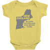 new england, because old england was wicked stupid Baby Onesie