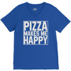 pizza makes me happy V-Neck Tee