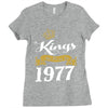 kings are born in 1977 Ladies Fitted T-Shirt