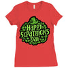 happy st. patrick's day Ladies Fitted T-Shirt