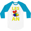gay pride parade lgbt lesbian gay bi trans queer pan light 3/4 Sleeve Shirt