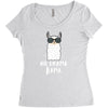 No Drama Llama Women's Triblend Scoop T-shirt