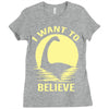 believe in nessie Ladies Fitted T-Shirt