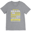 Legends Are Born In April V-Neck Tee