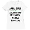 April Girls Ladies Fitted T-Shirt