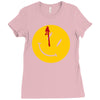 watchmen comedian rorschach comic adult movie Ladies Fitted T-Shirt