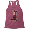 floral fox Racerback Tank