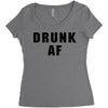 drunk af Women's Triblend Scoop T-shirt