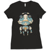 grumpy robot Ladies Fitted T-Shirt