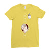 Peek a Boo with Pocket Baby Boy Ladies Fitted T-Shirt