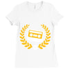 cassette taps Ladies Fitted T-Shirt