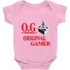 old school gamer Baby Onesie