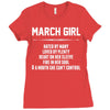 March Girl Hated By Many Ladies Fitted T-Shirt