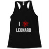 i heart leonard Racerback Tank