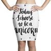 today i choose to be a unicorn Pencil Skirts