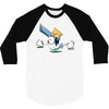 mighty hero atop a chicken 3/4 Sleeve Shirt
