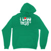 i love the 90's  musik dj fun Unisex Hoodie