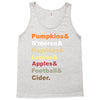 fall helvetica Tank Top