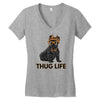 thug life Women's V-Neck T-Shirt