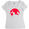 moonlight dark Women's Triblend Scoop T-shirt