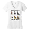 united color of frenchies Women's V-Neck T-Shirt