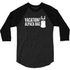vacation alpaca bag animal humor funny 3/4 Sleeve Shirt