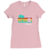 cabo san lucas distressed Ladies Fitted T-Shirt