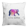 Little Dipper with Galaxy Throw Pillow