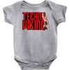 funny techno viking 3, ideal birthday present or gift Baby Bodysuit