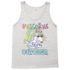 unicorns are born in october cute unicorn Tank Top