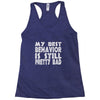 best behavior girls Racerback Tank