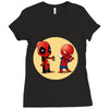 deadpool Ladies Fitted T-Shirt