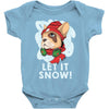 let it snow Baby Bodysuit