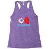 i heart zombies scary eye bloody heart halloween Racerback Tank