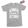 kings are born in october Exclusive T-shirt