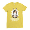 not stubborn Ladies Fitted T-Shirt