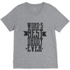 words best daddy V-Neck Tee