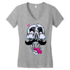 king of mustache Women's V-Neck T-Shirt