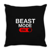 beast mode activated Throw Pillow