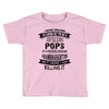 Super Cool Pops Of A Freaking Awesome Granddaughter Toddler T-shirt