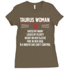 Taurus Woman Ladies Fitted T-Shirt