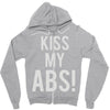 kiss my abs! Zipper Hoodie
