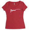 ibanes new Women's Triblend Scoop T-shirt
