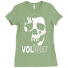 volbeat danish rock band cool skull Ladies Fitted T-Shirt
