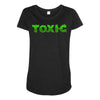 toxic Maternity Scoop Neck T-shirt