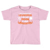 I Love Someone with Leukemia Cancer to The Moon and Back to Infinity Toddler T-shirt