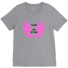i wear pink for my mom V-Neck Tee