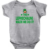 leprechauns made me do it Baby Bodysuit