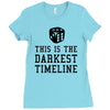 this is the darkest timeline Ladies Fitted T-Shirt
